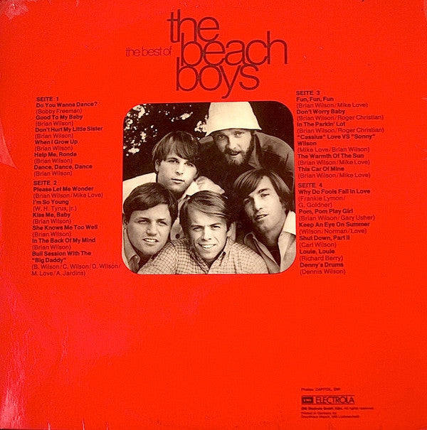 The Beach Boys : The Best Of The Beach Boys (LP, Comp, Red)
