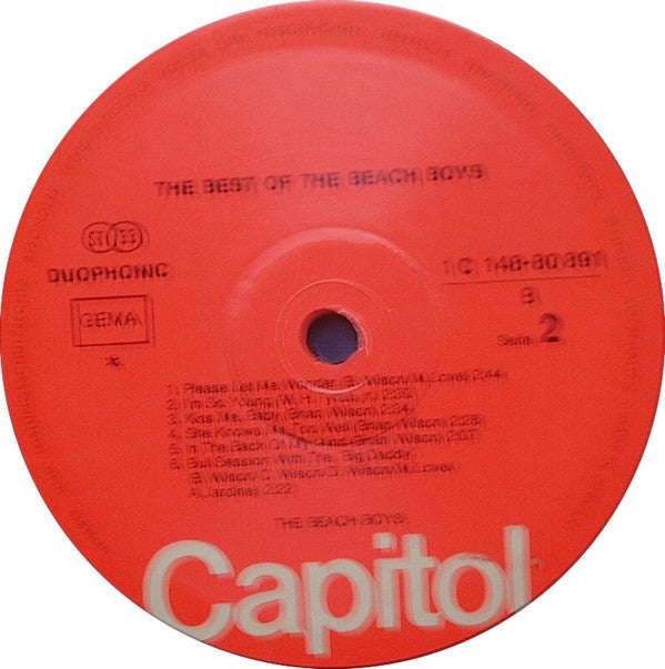 The Beach Boys : The Best Of The Beach Boys (LP, Comp, Red)