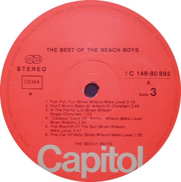 The Beach Boys : The Best Of The Beach Boys (LP, Comp, Red)