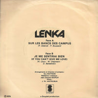 Lenka Filipová : Sur Les Bancs Des Campus / Je Me Sentirai Bien  (7")