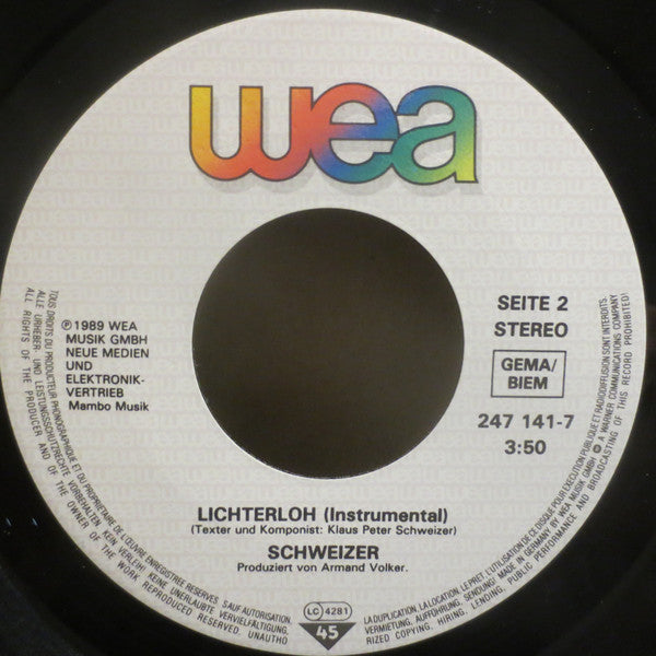 Schweizer : Lichterloh (7", Single)