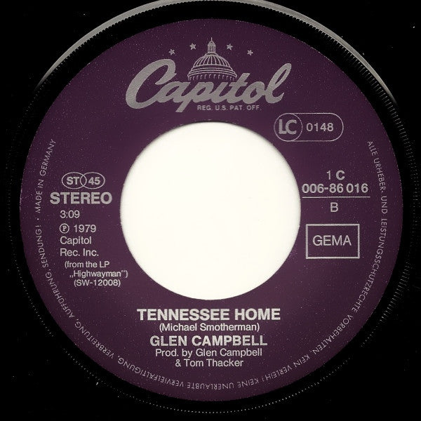 Glen Campbell : Hound Dog Man (7")