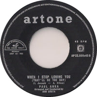 Paul Anka : You Are My Destiny (7", Single)