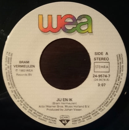 Bram Vermeulen : Jij & Ik (7", Single)