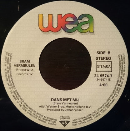 Bram Vermeulen : Jij & Ik (7", Single)