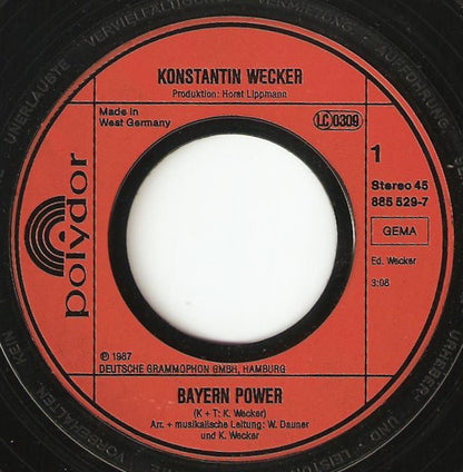 Konstantin Wecker : Bayernpower (7", Single)
