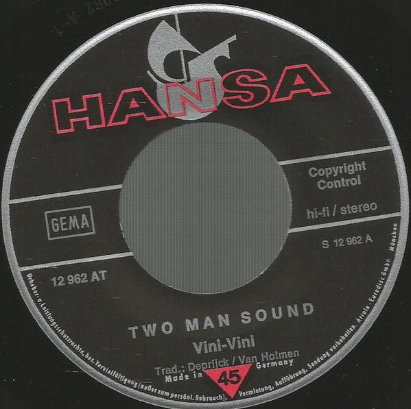 Two Man Sound : Vini-Vini (7", Single)