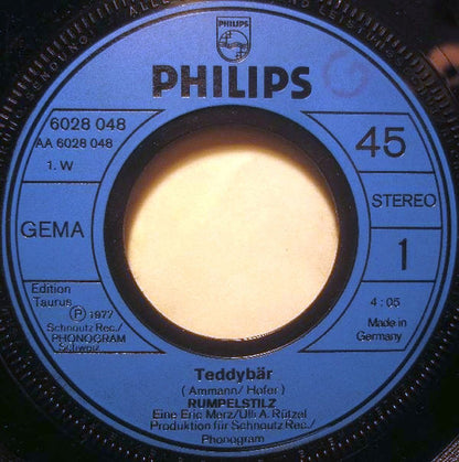 Rumpelstilz : Teddybär (7", Single)