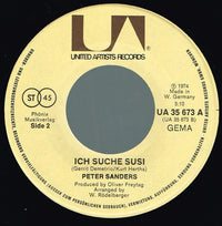Peter Sanders (5) : Heute Hat Die Liebe Geburtstag / Ich Suche Susi (7", Single)