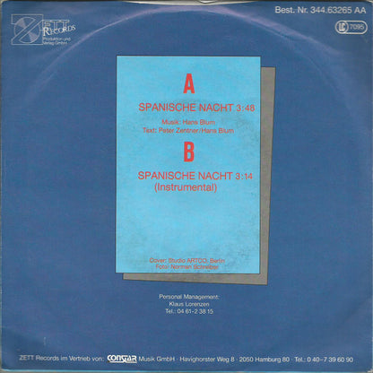 Dorthe Kollo : Spanische Nacht (7", Single)