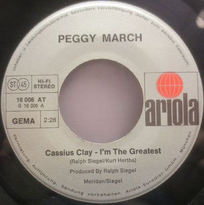 Peggy March : Salvador Dali - Das Menü Des Salvador Dali, Oder: Wie Man Überflüssige Pfunde Verliert / Cassius Clay - I'm The Greatest (7", Single)