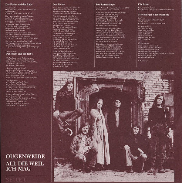 Ougenweide : All Die Weil Ich Mag (LP, Album)