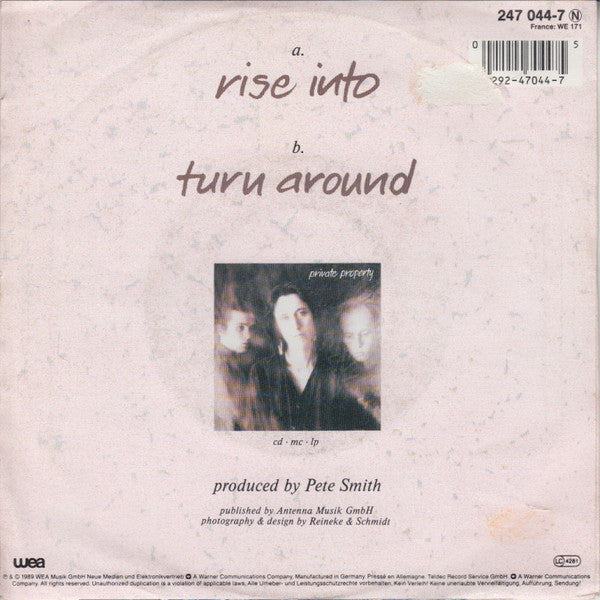 Private Property : Rise Into (7", Single)
