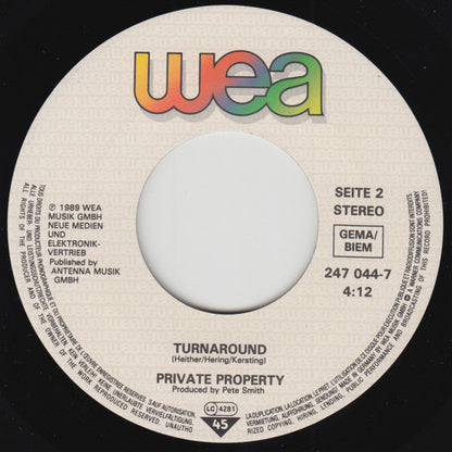 Private Property : Rise Into (7", Single)