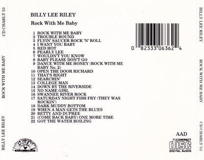 Billy Lee Riley : Rock With Me Baby (CD, Comp)
