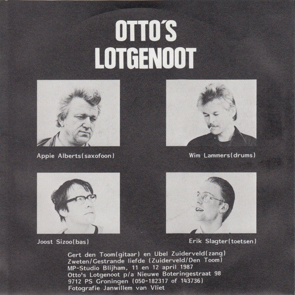 Otto's Lotgenoot : Zweten / Gestrande Liefde (7", Single)