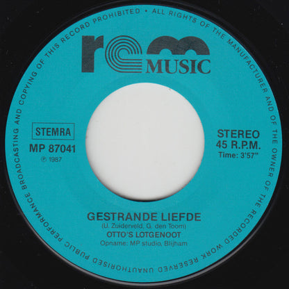 Otto's Lotgenoot : Zweten / Gestrande Liefde (7", Single)