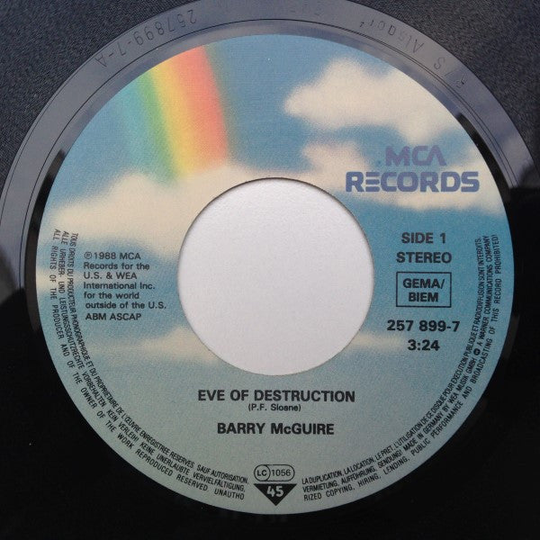 Barry McGuire : Eve Of Destruction / Cloudy Summer Afternoon (7", Single, RE)