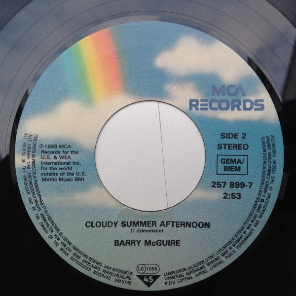 Barry McGuire : Eve Of Destruction / Cloudy Summer Afternoon (7", Single, RE)