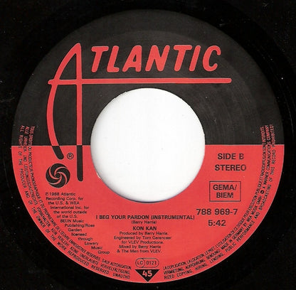 Kon·Kan* : I Beg Your Pardon (7", Single)