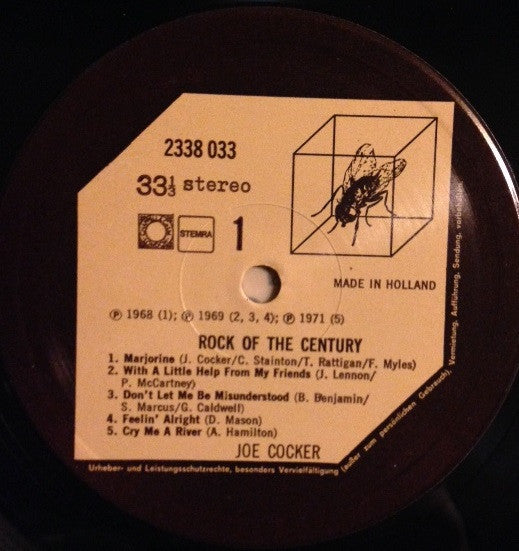 Joe Cocker : A Collection Of His Greatest Recordings!  (2xLP, Comp)