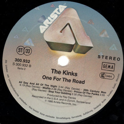 The Kinks : One For The Road (2xLP, Album)
