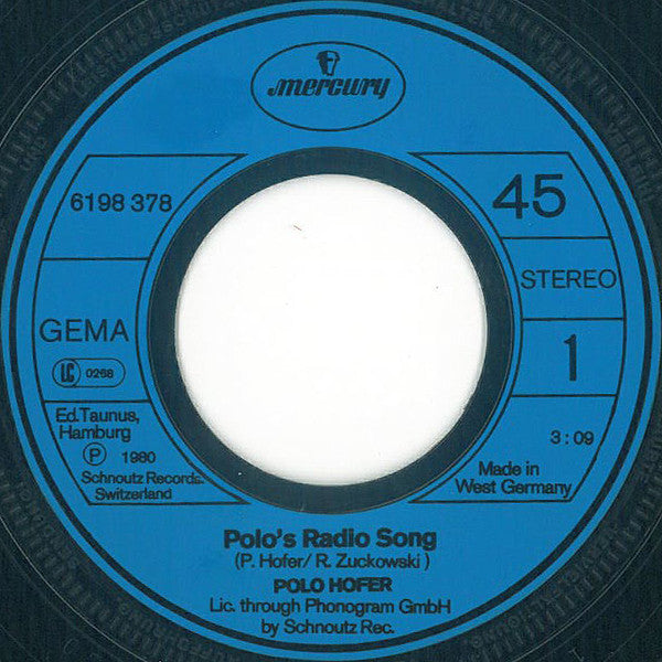 Polo Hofer : Polo's Radio Song (7", Single)