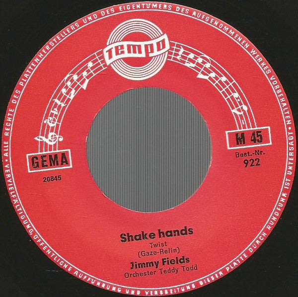 Jimmy Fields / Charlotte Marian : Shake Hands / Wiedersehen Ist Wunderschön (7", Single, Mono)