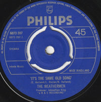 Weathermen (2) : It's The Same Old Song (7", Single)