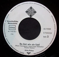 Erika Pluhar : Es War Einmal / Du Bist Wie Ein Lied (7", Single, Promo)