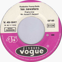 Jean-François Michael / Les Newstars : Adieu Jolie Candy / Francine (7")