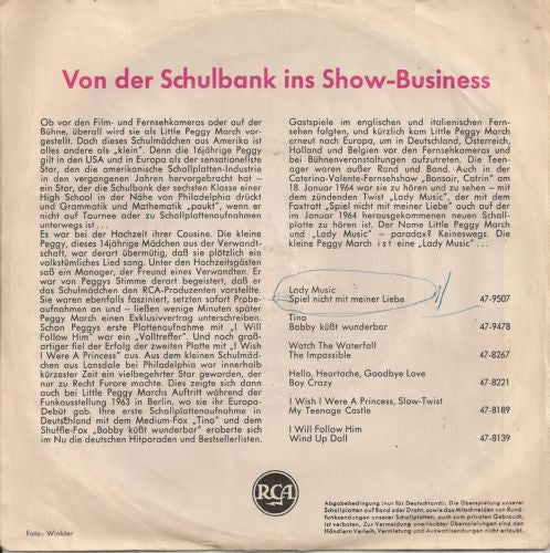 Peggy March : Speel Niet Met Mijn Liefde (7", Single)