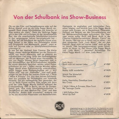 Peggy March : Speel Niet Met Mijn Liefde (7", Single)