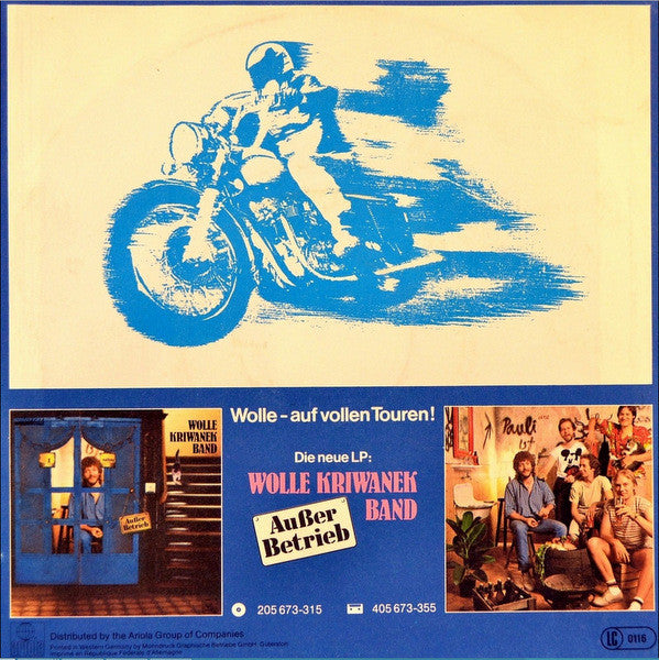Wolle Kriwanek Band : Easy Rider (7", Single)