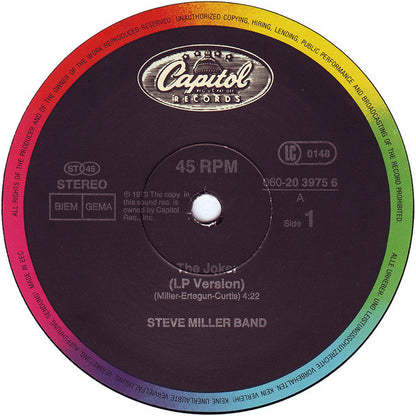 Steve Miller Band : The Joker (12", Maxi, RE)