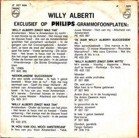Willy Alberti : Willy Alberti Zingt Max Tak (7", Single, Mono)
