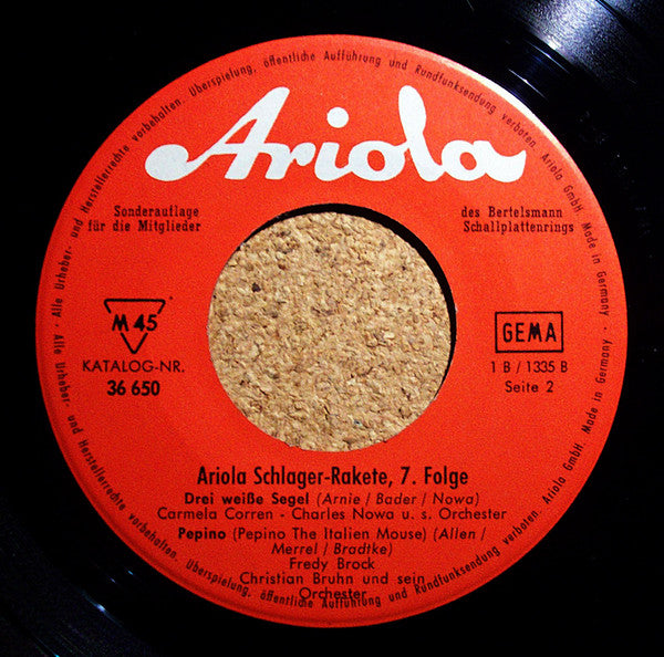 Various : Ariola Schlager Rakete, 7. Folge (7", EP, Mono, Club, Son)