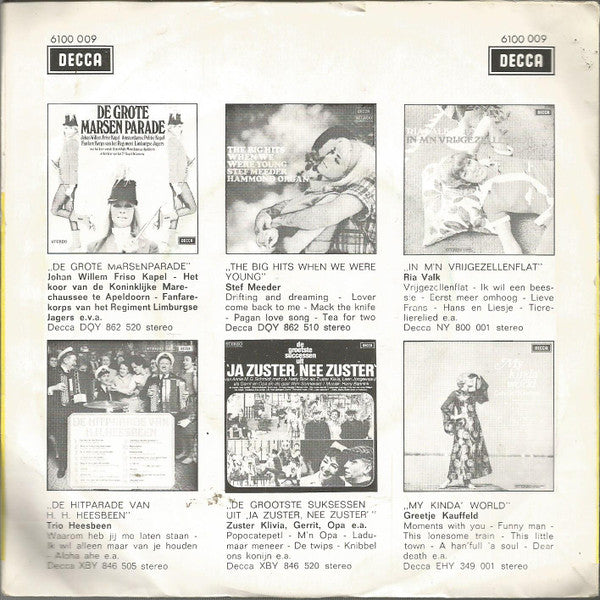 Ria Valk : Zakezoe Zakaza / Bumpediebump (7", Single)
