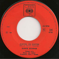 Sjakie Schram : Zuster, Oh Zuster (7", Single, Mono)