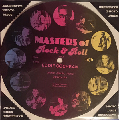 Eddie Cochran : Jeanie, Jeanie, Jeanie / Skinny Jim (7", S/Sided, Card, Pic)