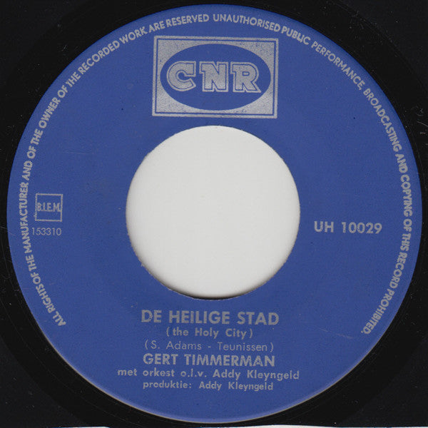 Gert Timmerman : Stille Nacht (7", Single)
