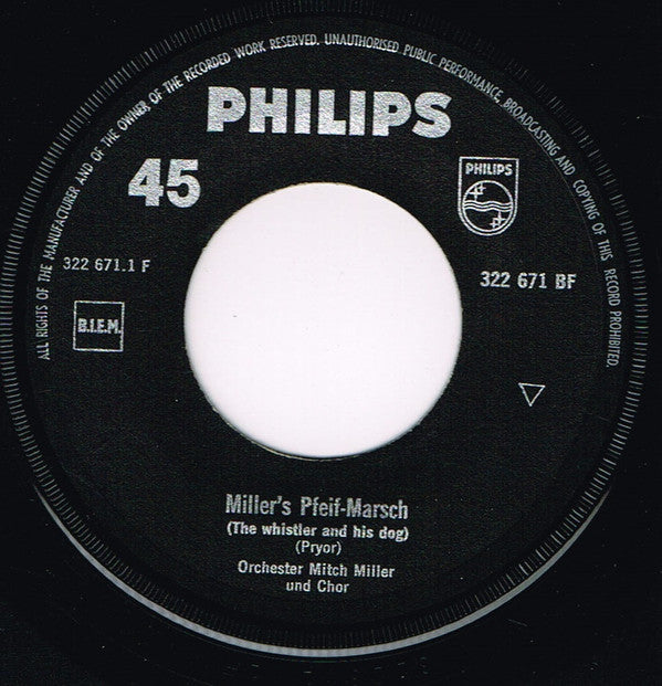 Mitch Miller And His Orchestra And Chorus : Mitch Miller's Pfeif-Marsch / Sing Song Baby (7", Single)