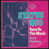 Status Quo : Tune To The Music (7", Single, Mono)
