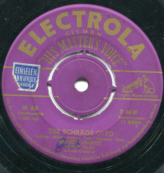 Das Hansen-Quartett : Der Schräge Otto / Mambo Bolero (7", Single)