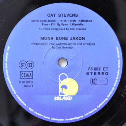 Cat Stevens : Mona Bone Jakon (LP, Album, RE)