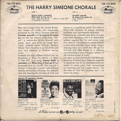 The Harry Simeone Chorale : Stop The World - I Want To Get Off / Oliver! (7", EP, Mono)