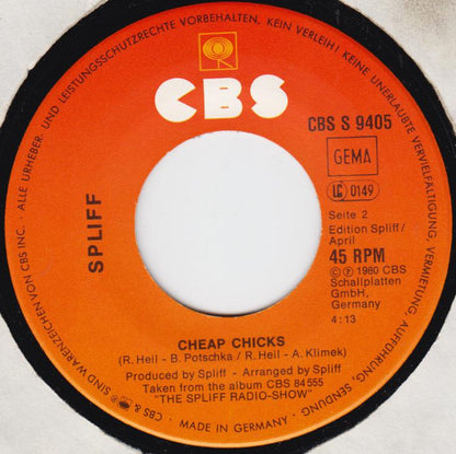 Spliff : Jet Set Star (7", Single)