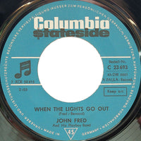 John Fred & His Playboy Band : Judy In Disguise / When The Lights Go Out (7", Single)