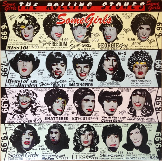 The Rolling Stones : Some Girls (LP, Album, Red)