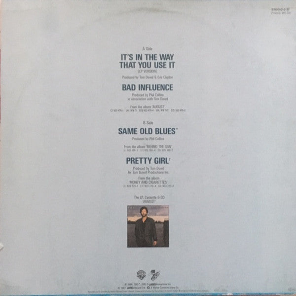 Eric Clapton : It's In The Way That You Use It (12")